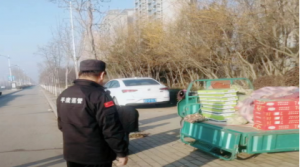同和執(zhí)法中隊“信用+執(zhí)法”開展占路經營整治工作