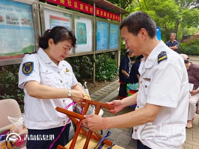 信新相映走進延吉路社區(qū) 志愿者在服務中不斷提升自身技能