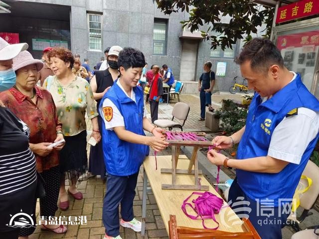 信新相映走進延吉路社區(qū) 志愿者在服務中不斷提升自身技能