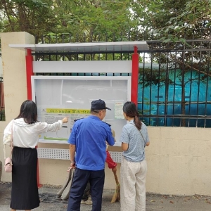 平度市東閣街道執(zhí)法中隊(duì)緊盯垃圾分類，執(zhí)法“不打烊”