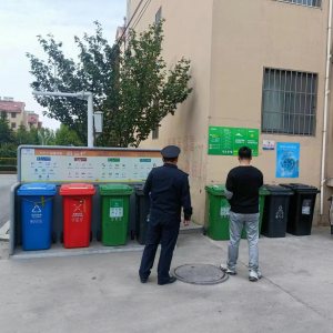 同和執(zhí)法中隊(duì)“信用+執(zhí)法”開展垃圾分類巡查工作
