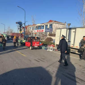 店子執(zhí)法中隊--加強街面綜合治理 維護(hù)良好市容秩序