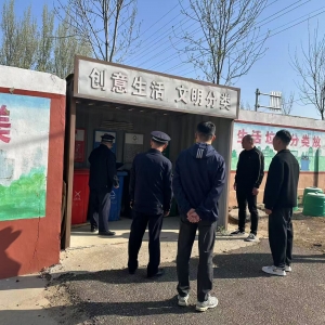 店子中隊--推進(jìn)垃圾分類 “綠色我先行”